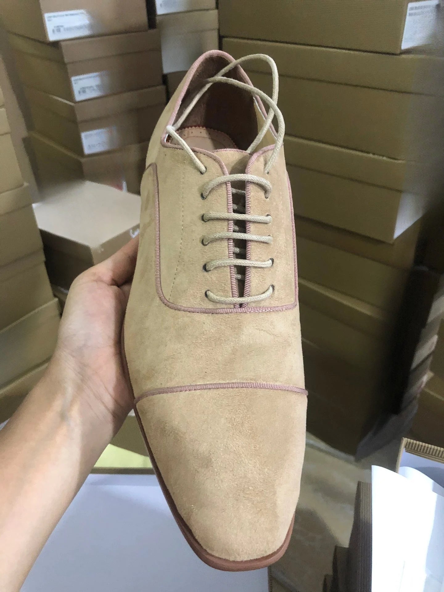 Leather shoes