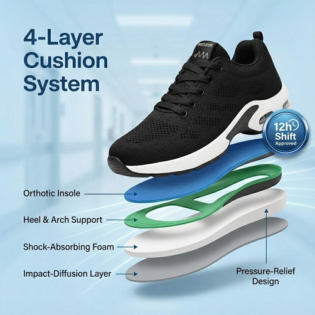 Heel & Plantar Fasciitis Pain-Relief Shoes