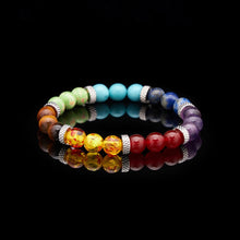 7 Chakra Stein Armband - Chakra Heilung