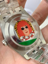 41 Blue Diamond Dial Watch