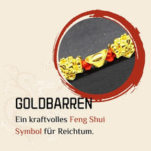 Doppelter Pixiu Barren & rotes Glücksarmband