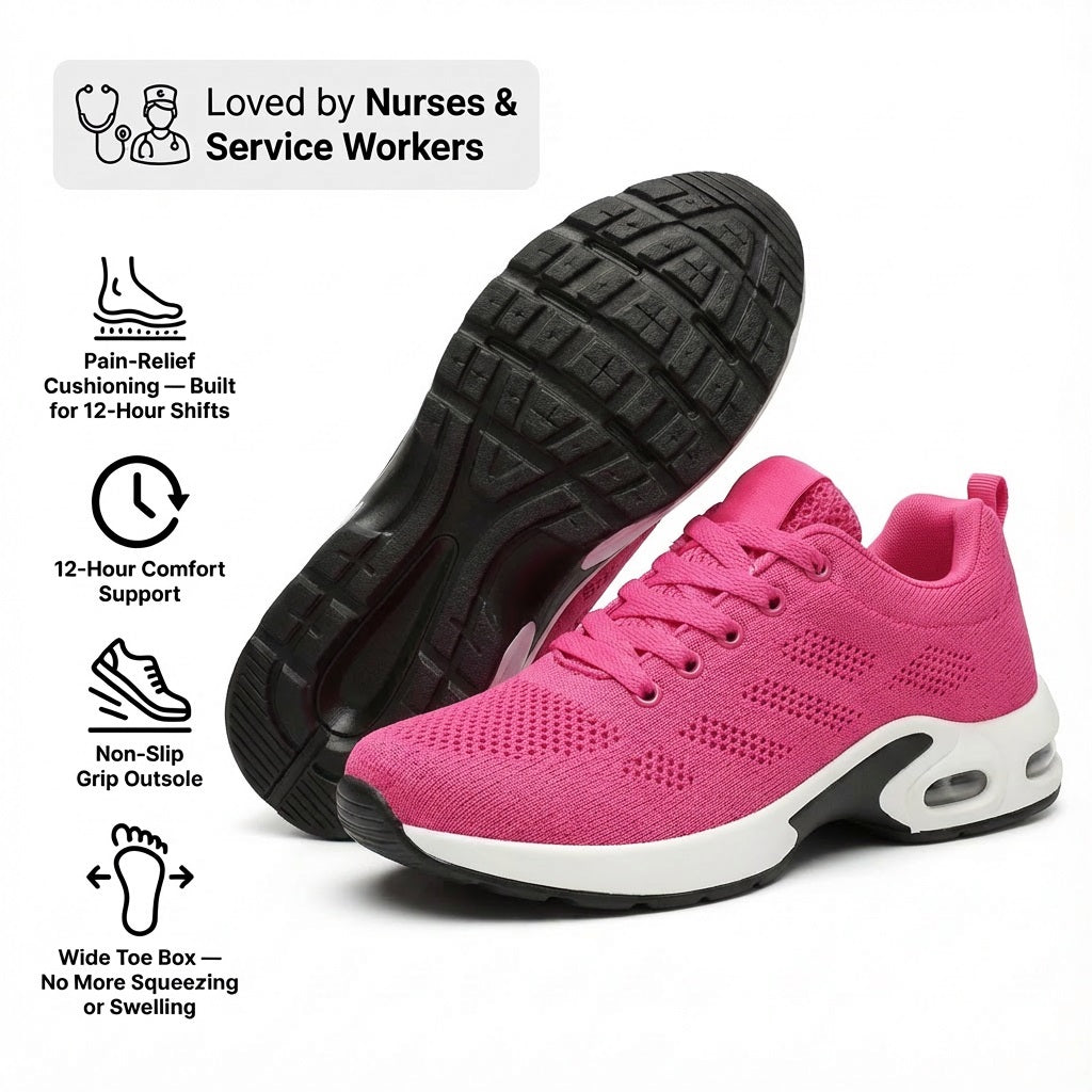 12-Hour Shift Shoes for All-Day Foot, Knee & Back Pain Relief (Copy)