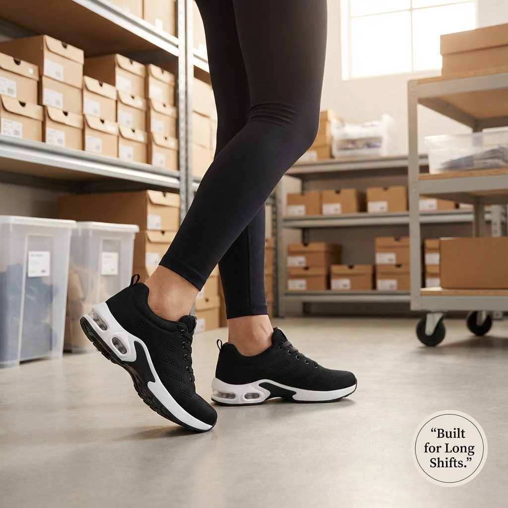 12-Hour Shift Shoes for All-Day Foot, Knee & Back Pain Relief