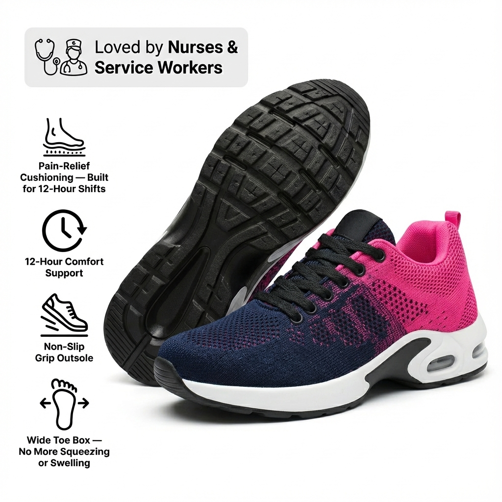 Heel & Plantar Fasciitis Pain-Relief Shoes