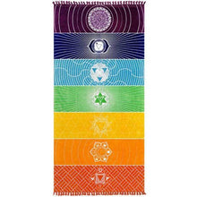 7 Chakra Wandteppich & Meditations Matte