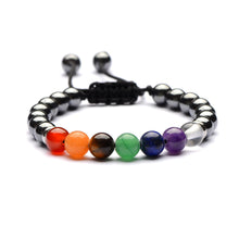 7 Chakra Hämatit Armband - Für Wellness & Heilung