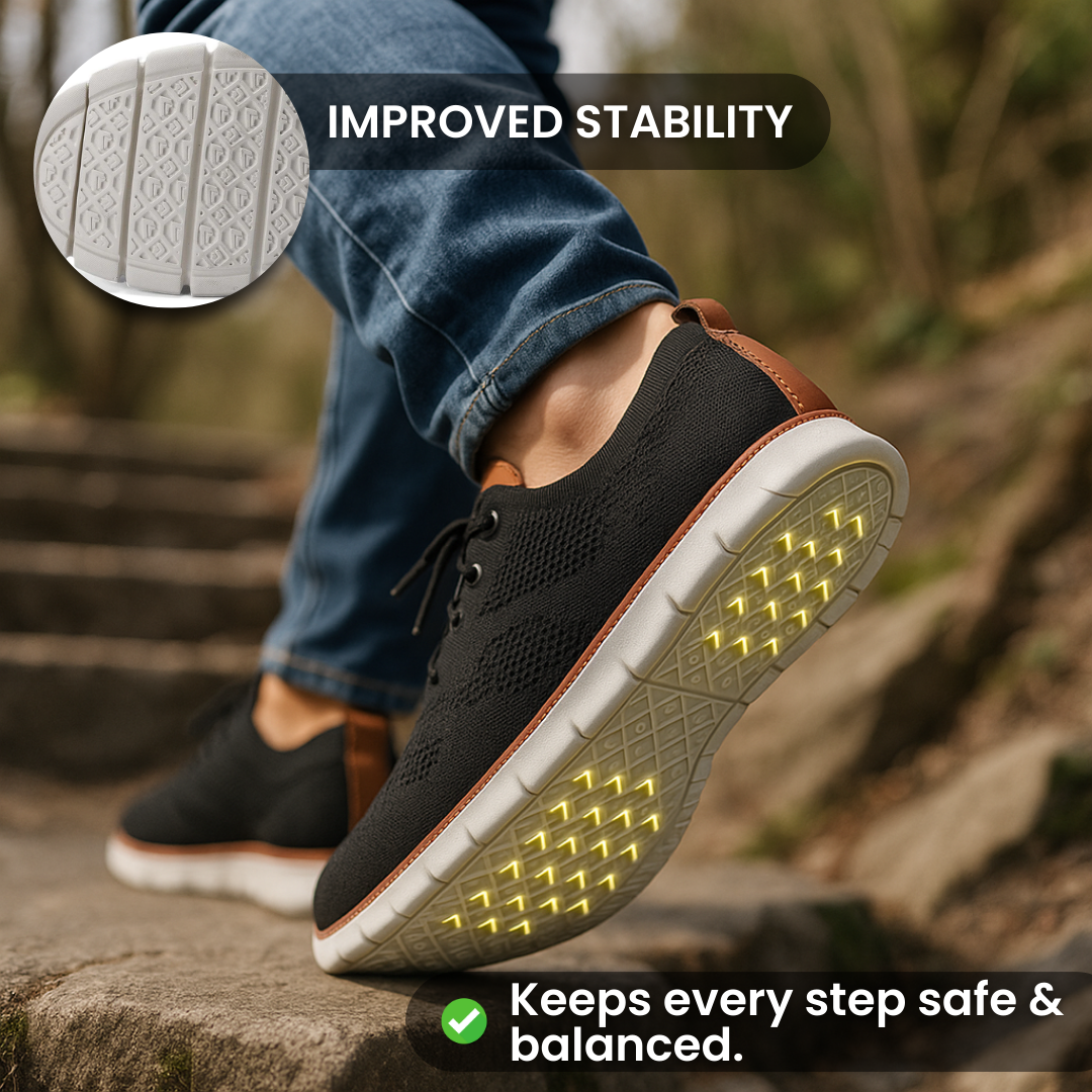 All-Day Comfort & Pain-Free Men's Orthopedic Shoes