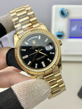 40 Onyx 10 Baguette Diamond Dial  Men's Watch