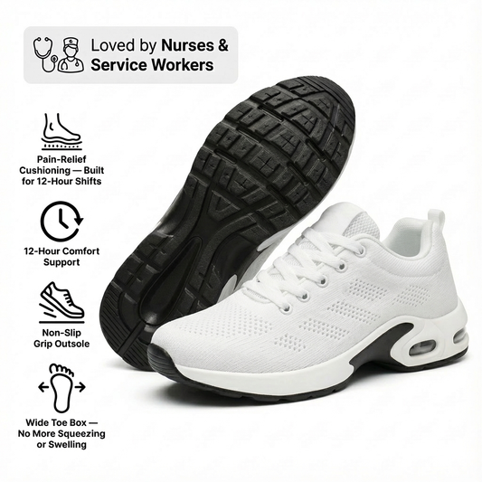 12-Hour Shift Shoes for Heel & Plantar Fasciitis Relief (Unisex)