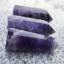 Amethyst Kristall Hexagon - Für Meditationen & Balance