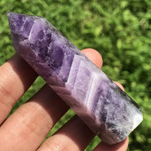 Amethyst Kristall Hexagon - Für Meditationen & Balance