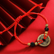 Armband mit Chinesischen Glücksmünzen - Feng Shui Kaisermünzen
