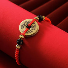 Armband mit Chinesischen Glücksmünzen - Feng Shui Kaisermünzen