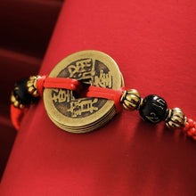 Armband mit Chinesischen Glücksmünzen - Feng Shui Kaisermünzen