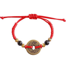 Armband mit Chinesischen Glücksmünzen - Feng Shui Kaisermünzen