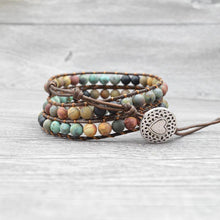 Ausgeglichenes Leben Achat Boho Armband