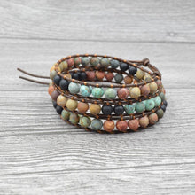 Ausgeglichenes Leben Achat Boho Armband
