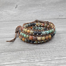 Ausgeglichenes Leben Achat Boho Armband