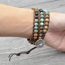 Ausgeglichenes Leben Achat Boho Armband