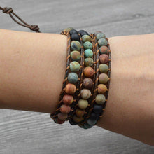 Ausgeglichenes Leben Achat Boho Armband
