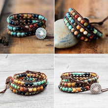 Ausgeglichenes Leben Achat Boho Armband