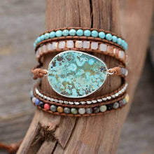 Beruhigender Freund Jaspis Boho Armband