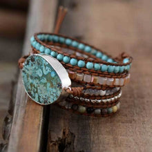 Beruhigender Freund Jaspis Boho Armband