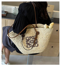 Capri | Straw Beach Bag