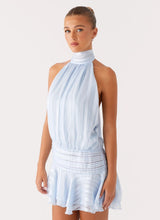 Gianna | Halter Lace Mini Dress