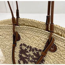 Capri | Straw Beach Bag