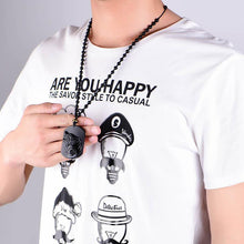 Halskette mit schwarzem Obsidian Wolf - Für Schutz