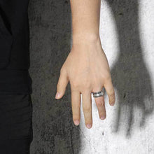 Buddhistischer Mantra Ring Sorgen Fidget Ring - gegen Angst