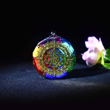 7 Chakra Orgonit Anhänger Halskette - Schutz & Balance