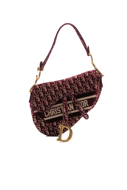 Velvet Saddle Bag