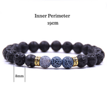 Erdendes Lavastein Armband Aromatherapie