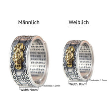 Feng Shui Pixiu Mantra Ring – Reichtum & Schutz LIMITIERT