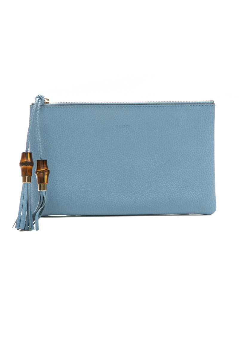 Bamboo Zip Clutch