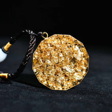 Heilige Sri Yantra Orgonit Halskette - Tigerauge