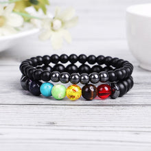 Hämatit Chakra Armband Set - Wellness Fördern
