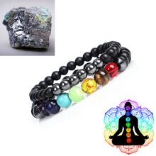 Hämatit Chakra Armband Set - Wellness Fördern