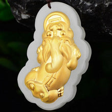 Hetian Jade Pixiu Halskette - Wohlstand Manifestieren