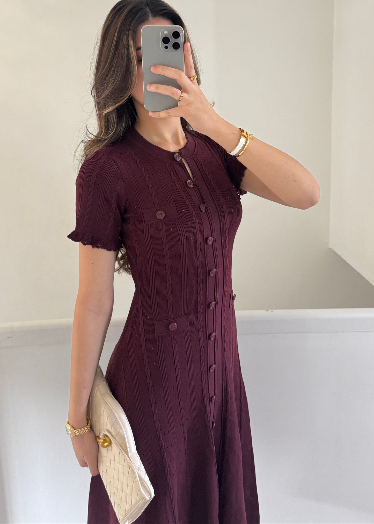 CLAIRE | Tweed Dress