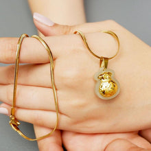 Hetische Jade-Anhänger-Halskette mit Geldbeutel für Reichtum & Glück