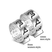 Buddhistisches Mantra & Herz Sutra Ring - Erlange Wahre Glückseligkeit