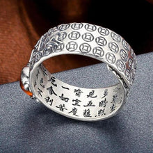 Natürlicher Granat Pixiu Ring - Feng Shui Ring für Reichtum