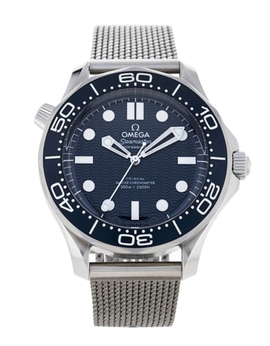 Diver 300 M James Bond 60th Edition Blue Dial Steel Men's Watch