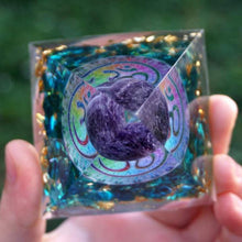 Amethyst Orgonit Pyramide - Orgon Energie Generator