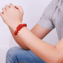 Roter Achat Pixiu Armband - Wohlstand bewahren
