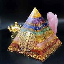 Sieben Chakra Heilende Orgon Pyramide
