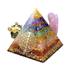Sieben Chakra Heilende Orgon Pyramide